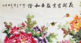 【已售】八尺吉祥牡丹图《花开富贵》