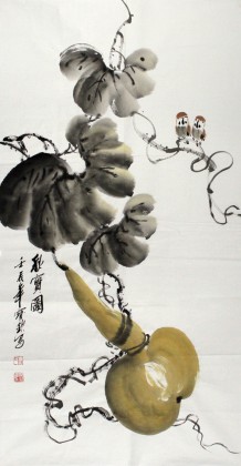 王宝钦三尺花鸟画《秋实图》-2(询价)