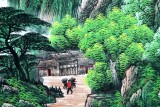 【已售】吴东小六尺酒店聚宝盆风水画《江山多娇》