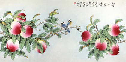 【已售】北京美协凌雪四尺祝寿字画《馨香长寿》