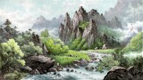 【已售】四尺朝鲜山水画《金刚峡谷》