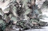 【已售】刘洋四尺精品山水画《夏山图》