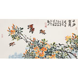 【已售】曲逸之 三尺《十分春色》 河南省著名花鸟画家