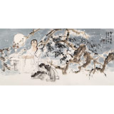 杨西沐 四尺《雪月风清》 中国美术家协会会员（询价）