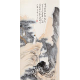 【已售】刘显辰 小尺寸《秋日登山图》 辽宁著名山水画家