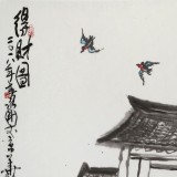 王永刚 三尺《得财图》 国家一级美术师（询价）