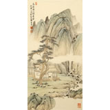 【已售】何挥毫 《高卧溪山闲看云》中国宋元绘画研究院副院长