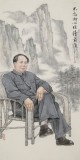 周伟枫 四尺《不忘初心 继续前近》 当代著名写实主义画家