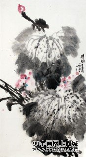 李明成画集入册原稿《清韵》