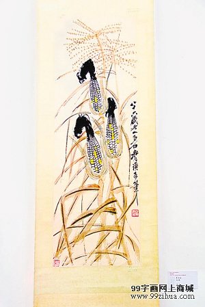 齐白石花卉作品